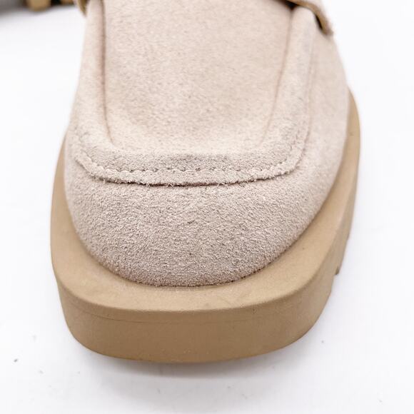 Dolce Vita Women's Elias Lug Sole Tailored Loafer Flats Dune Suede Size 7.5 - Picture 12 of 12